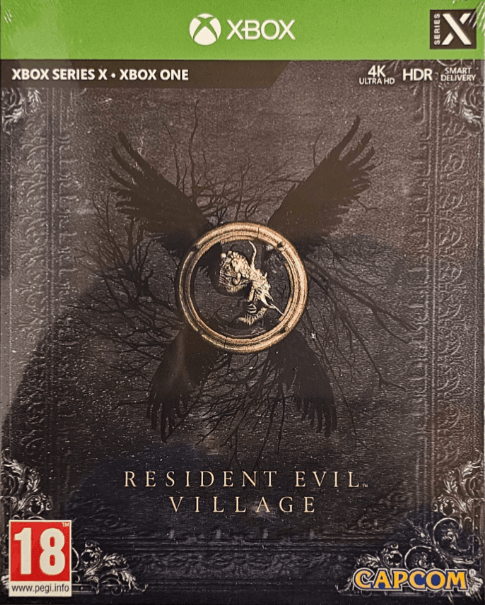 Resident Evil Village box art for Xbox One